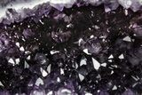 Sparkly Deep-Purple Amethyst Geode - Uruguay #345945-1